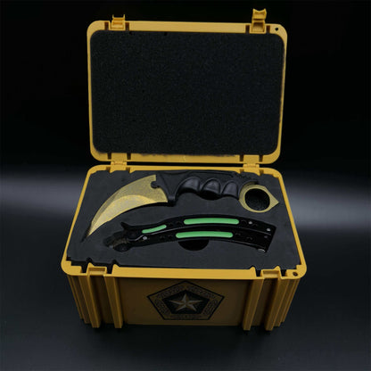 Lore Skin Karambit Trainer & Balisong Knife With Gift Case