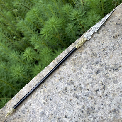 Chinese Ancient Cold Weapons Lotus Spear Metal Replica