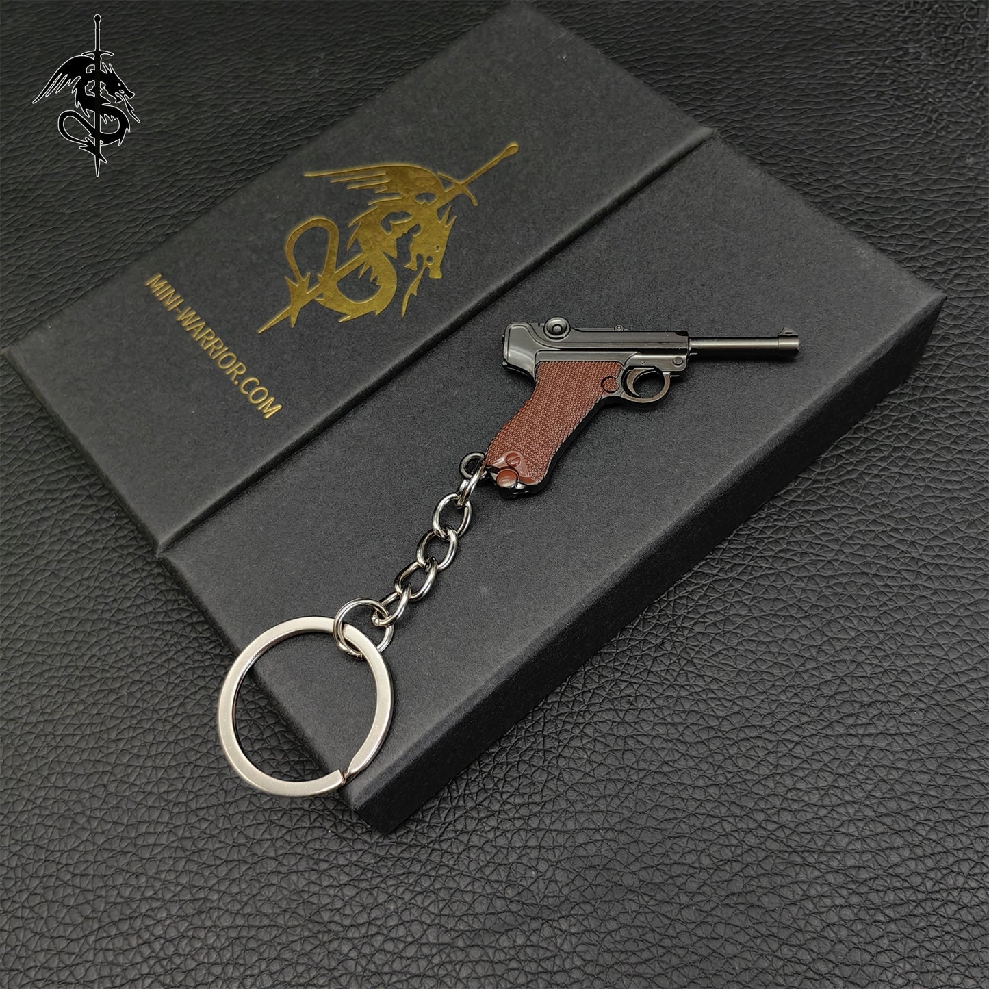 Luger P08 Pistole Modell 1908 Tiny Gun Model Keychain