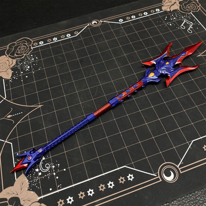 Metal Three Kingdom LvBu Halberd Miniature