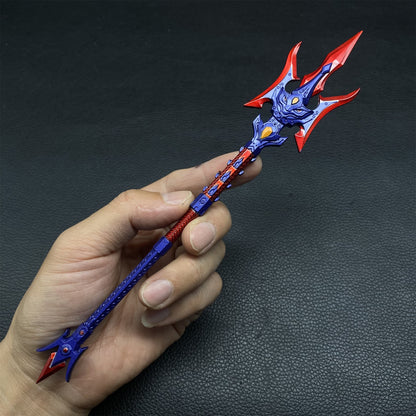 Metal Three Kingdom LvBu Halberd Miniature