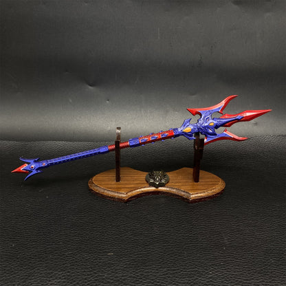Metal Three Kingdom LvBu Halberd Miniature