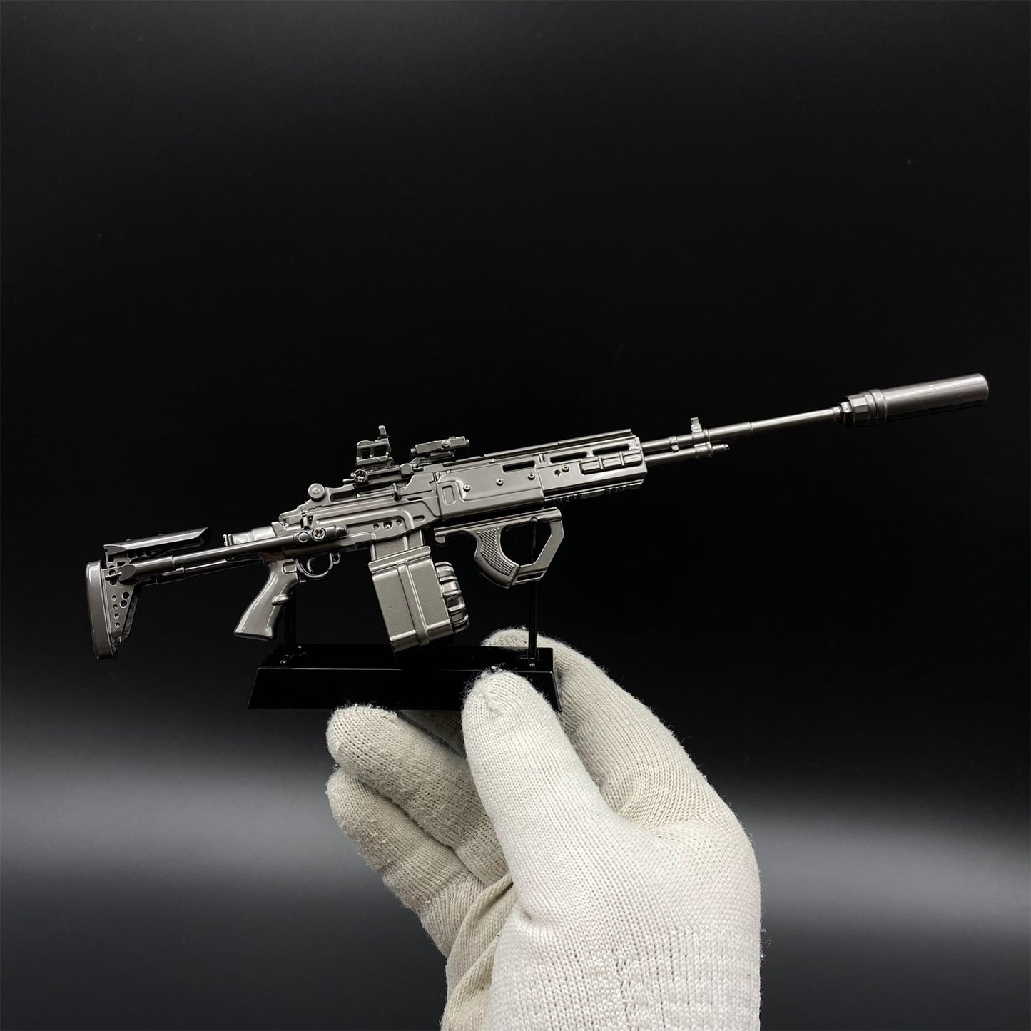 Delta Force Tactical M14 PSG Rifle Metal Miniature