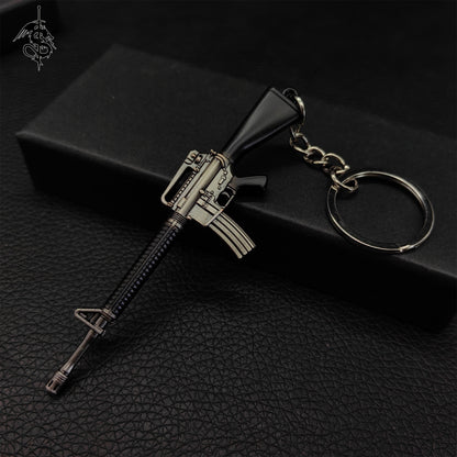 Hot Game Metal M16A4 Gun Keychain