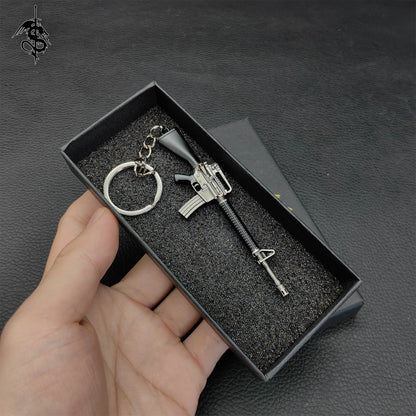 Hot Game Metal M16A4 Gun Keychain