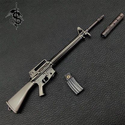 Metal M16 Miniature Alloy M16A4 Gun Model 