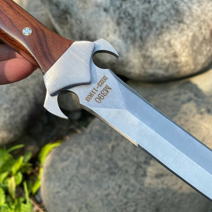 M390 Steel Short Sword Hand-Forged Dagger