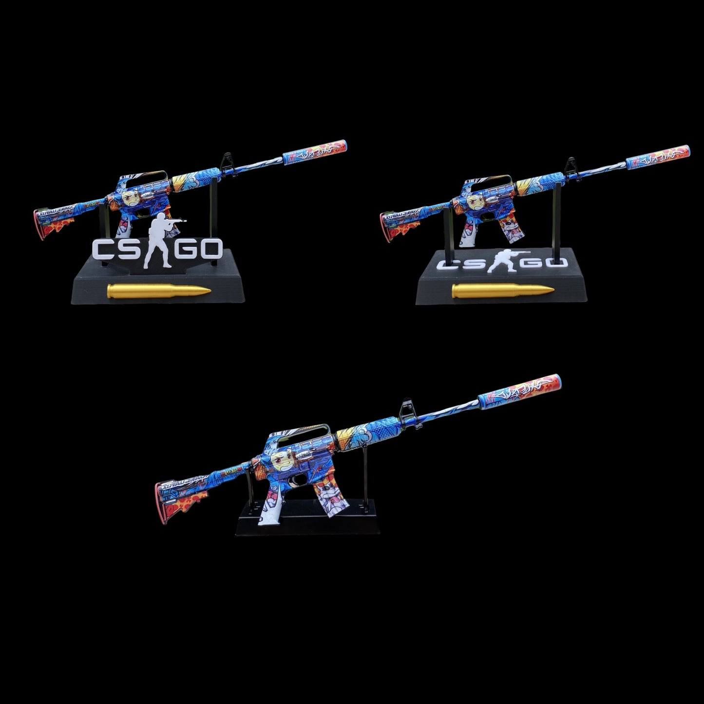 M4A1-S Player Two Metal Miniature