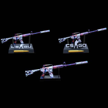 M4A1-S Vaporwave Metal Miniature