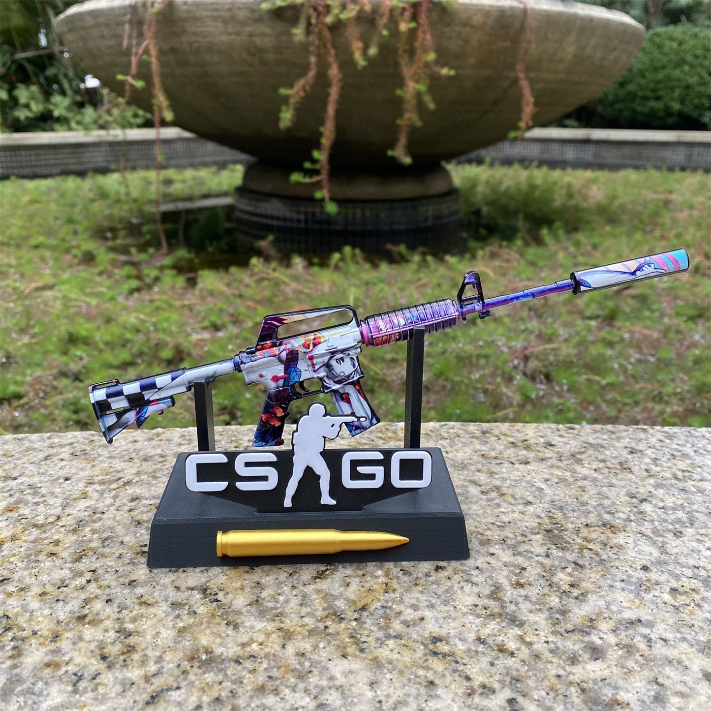 M4A1-S Vaporwave Metal Miniature