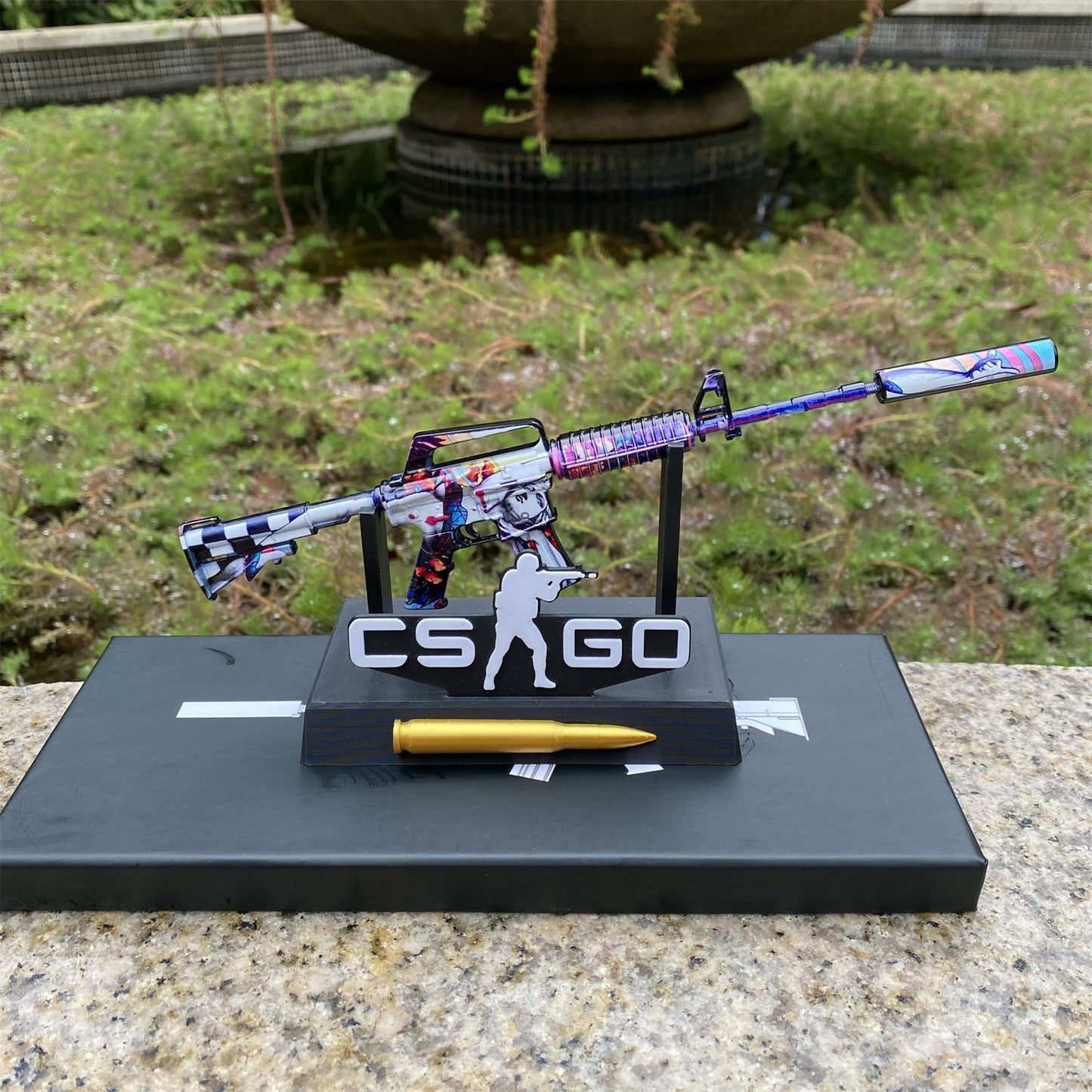 M4A1-S Vaporwave Metal Miniature