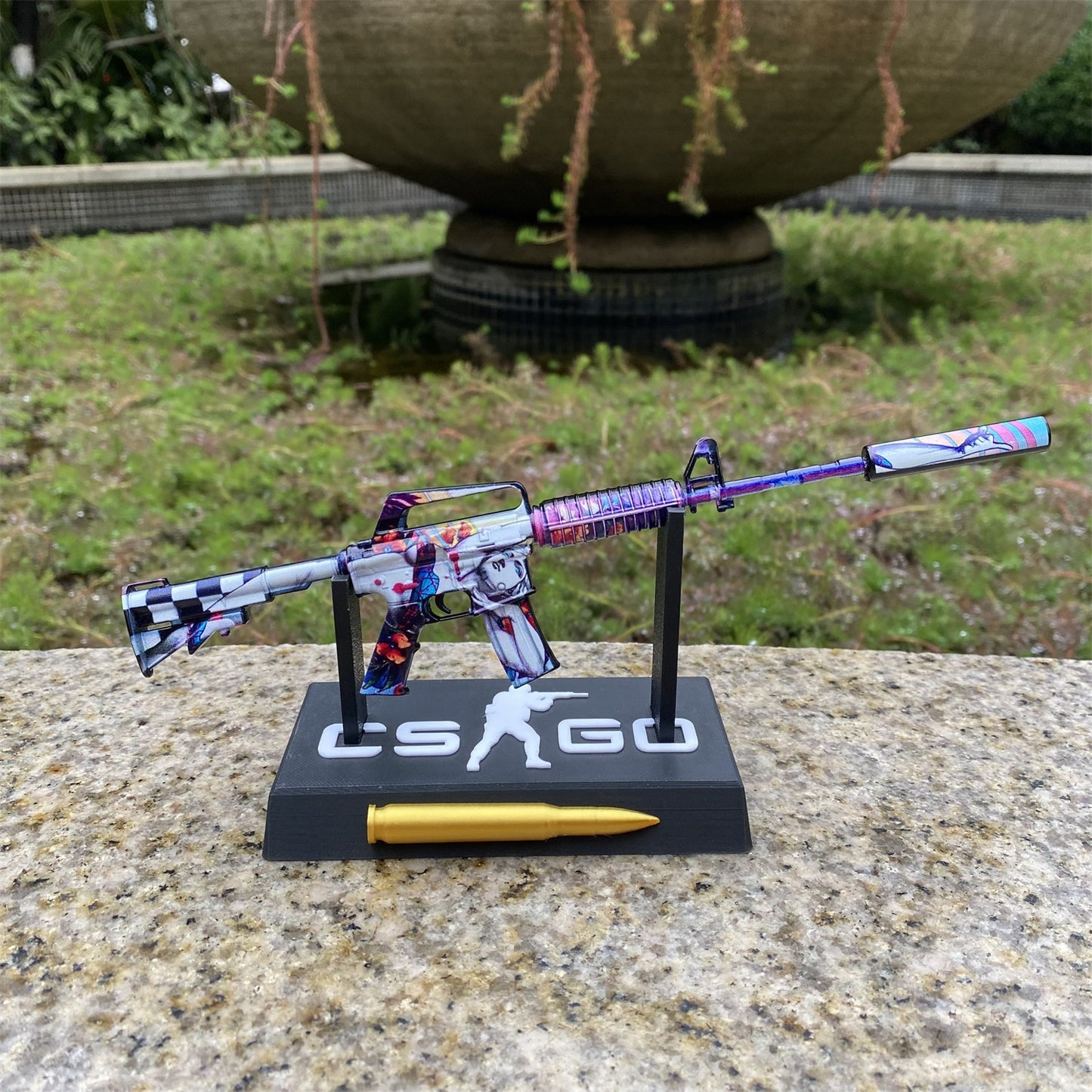 M4A1-S Vaporwave Metal Miniature