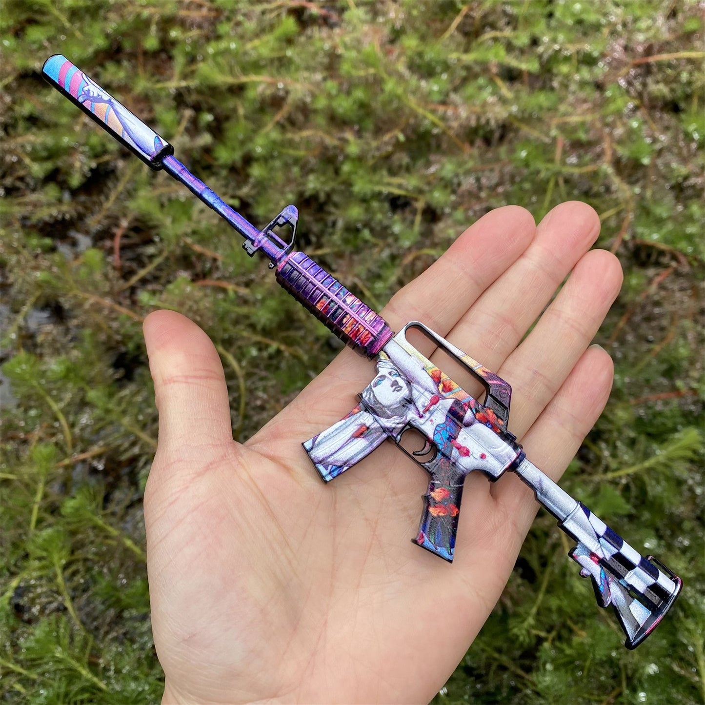 M4A1-S Vaporwave Metal Miniature