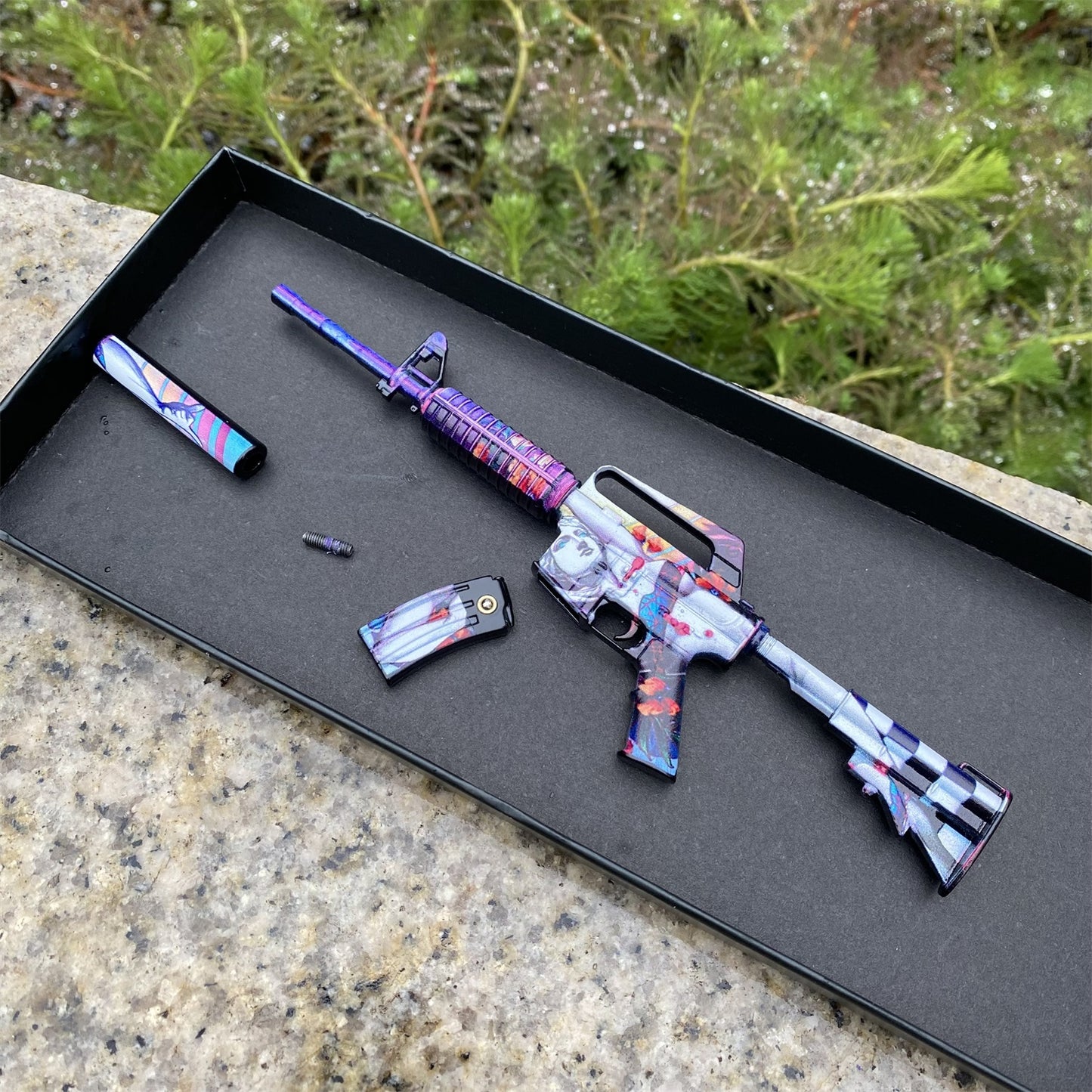 M4A1-S Vaporwave Metal Miniature