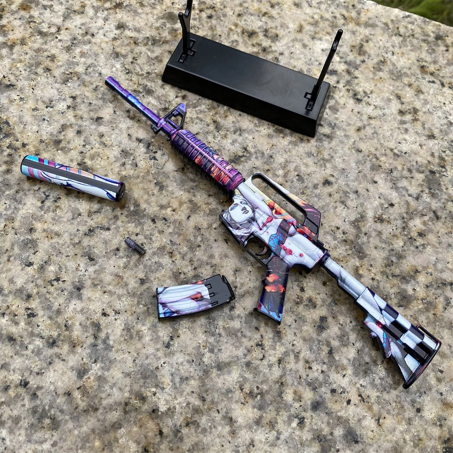 M4A1-S Vaporwave Metal Miniature