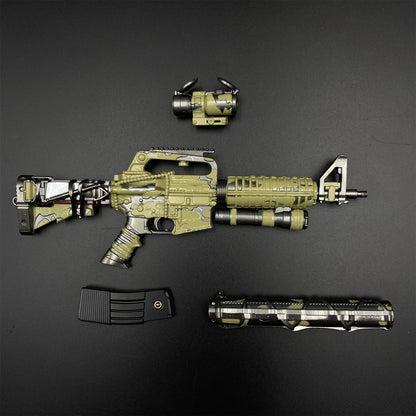 Delta Action CAR-15 Black Hawk Alloy Miniature Replica