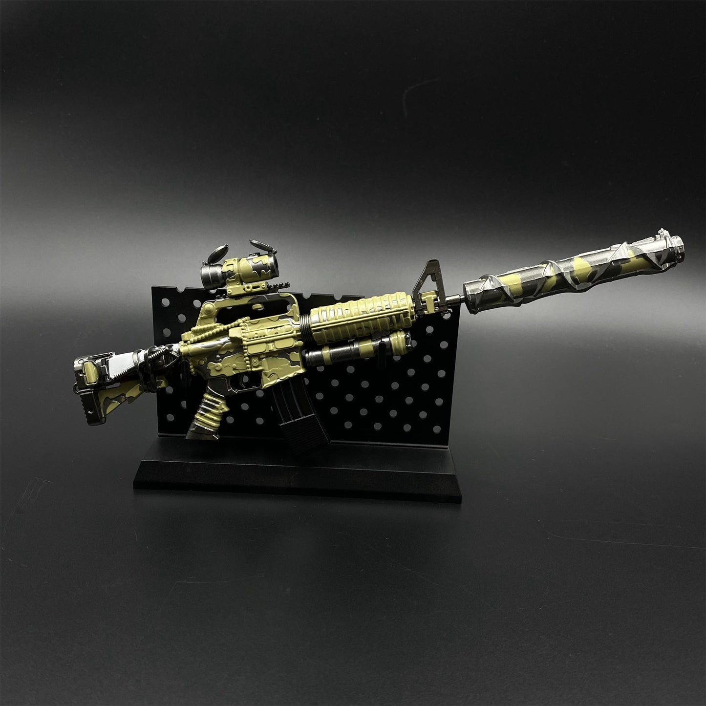 Delta Action CAR-15 Black Hawk Alloy Miniature Replica