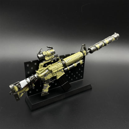 Delta Action CAR-15 Black Hawk Alloy Miniature Replica
