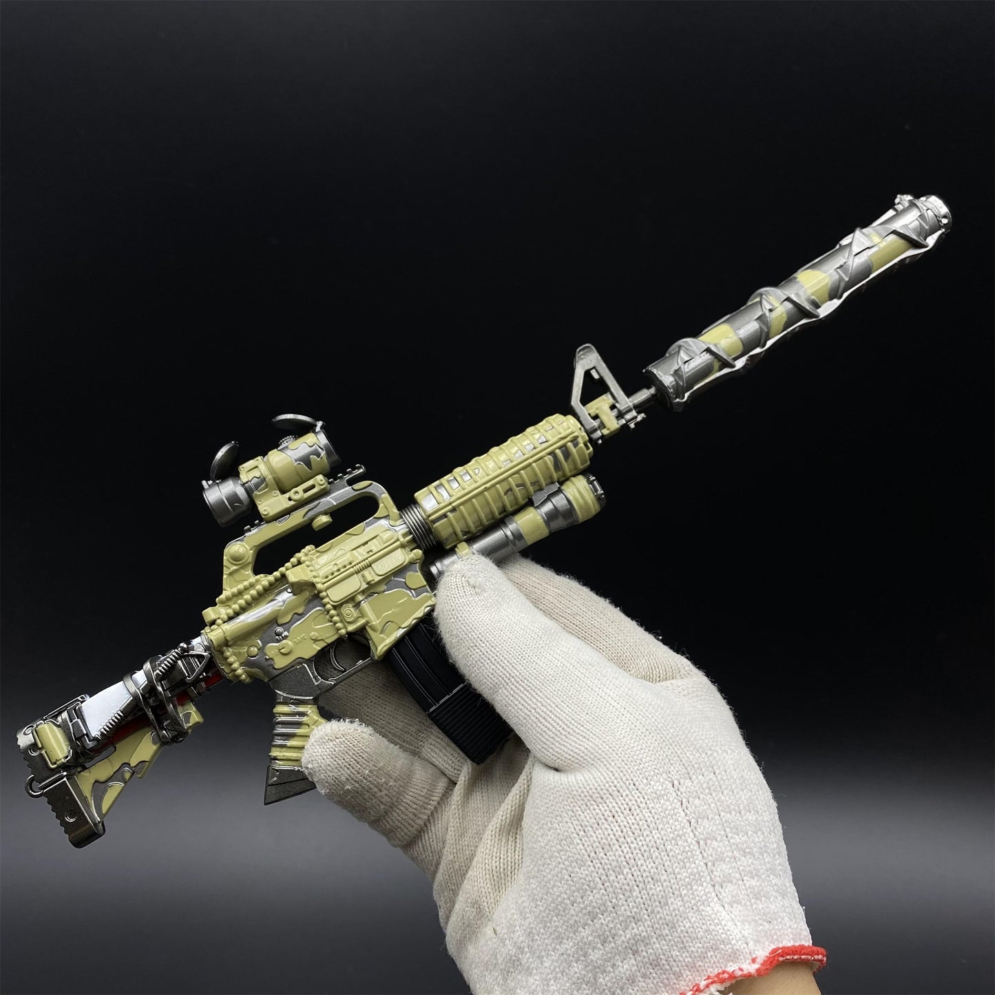 Delta Action CAR-15 Black Hawk Alloy Miniature Replica
