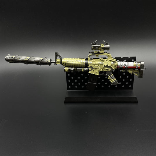 Delta Action CAR-15 Black Hawk Alloy Miniature Replica
