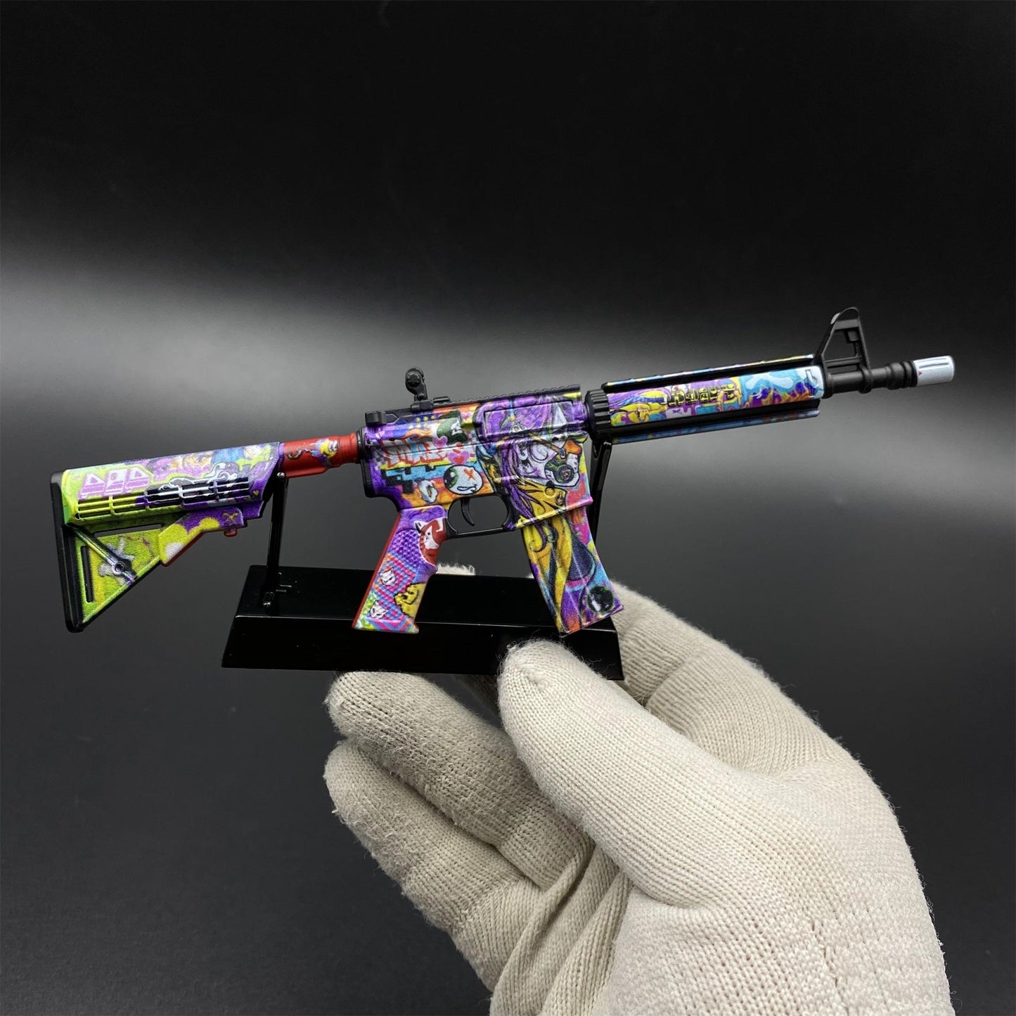 CS2 Hot Game Skin - M4A4 Gun Mini Metal Replica For Collectible