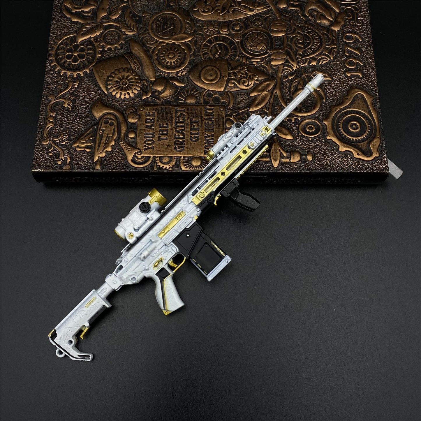 DF Mercy M7 Battle Rifle Metal Tiny Gun For Collection