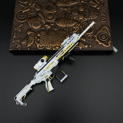 DF Mercy M7 Battle Rifle Metal Tiny Gun For Collection