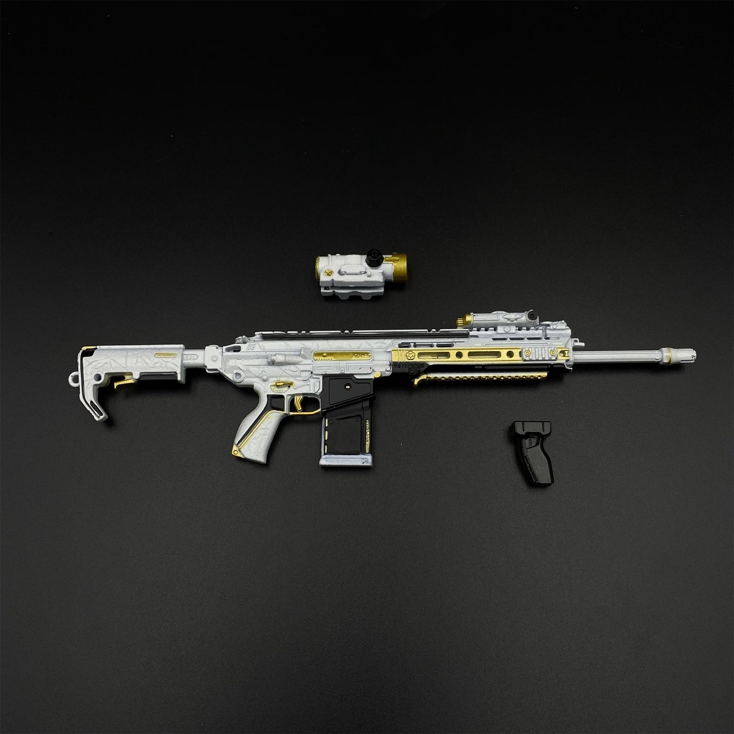 DF Mercy M7 Battle Rifle Metal Tiny Gun For Collection