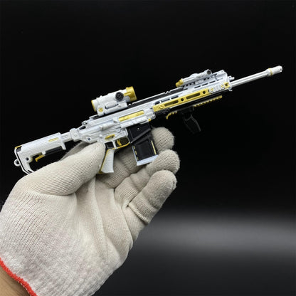 DF Mercy M7 Battle Rifle Metal Tiny Gun For Collection