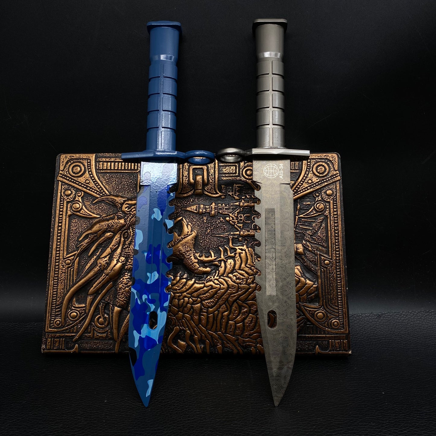M9 Bayonet GO Game M9 Lore Skin And Bright Water Melee Metal Replicas