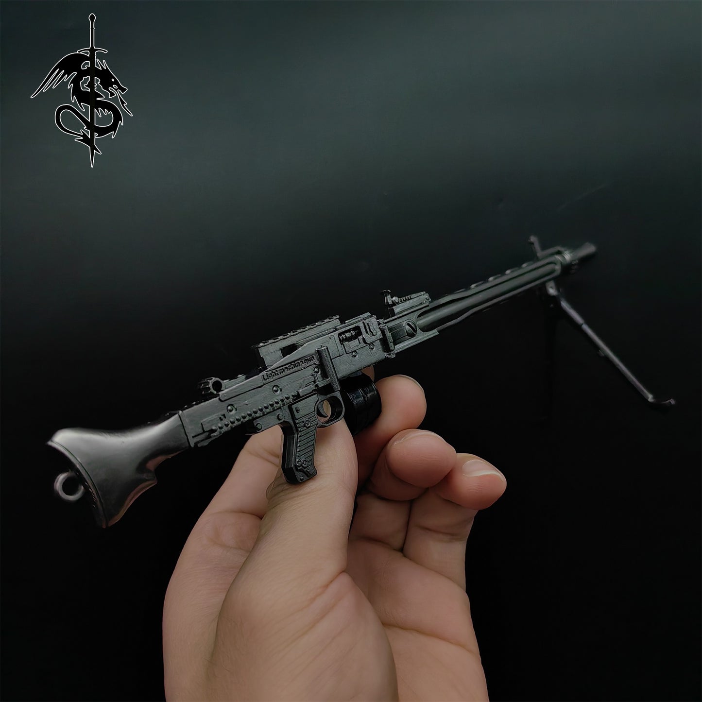 Metal MG 3 Machine Gun Miniature World War 2 Famous Gun Replica