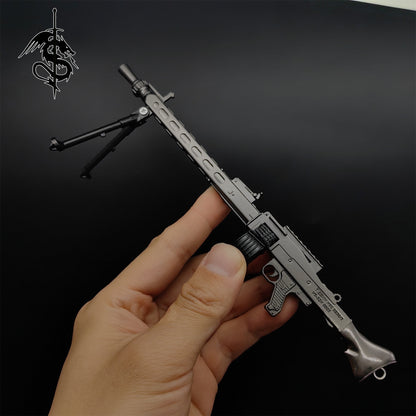 Metal MG 3 Machine Gun Miniature World War 2 Famous Gun Replica