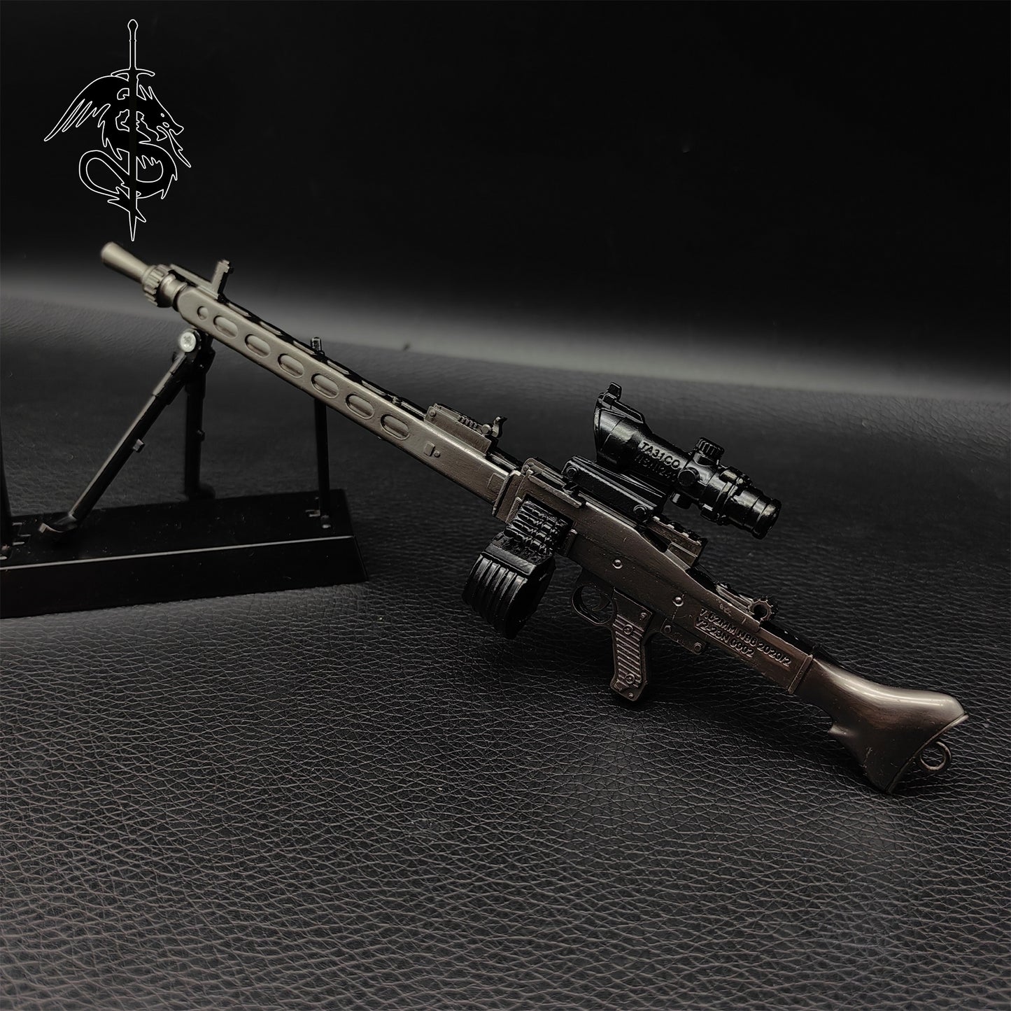 Metal MG 3 Machine Gun Miniature World War 2 Famous Gun Replica