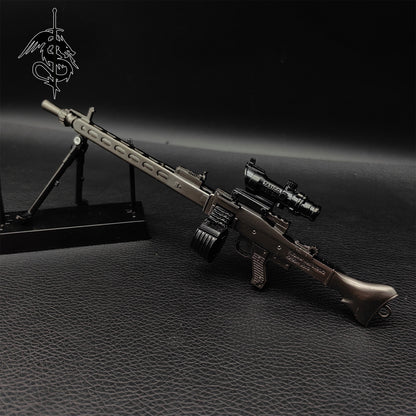 Metal MG 3 Machine Gun Miniature World War 2 Famous Gun Replica