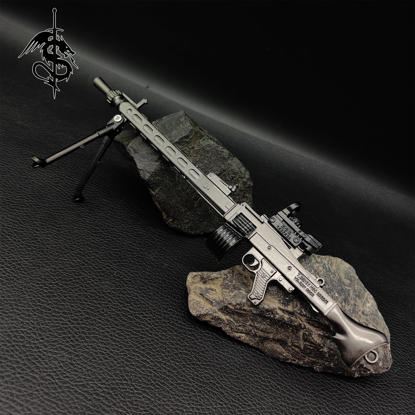 Metal MG 3 Machine Gun Miniature World War 2 Famous Gun Replica