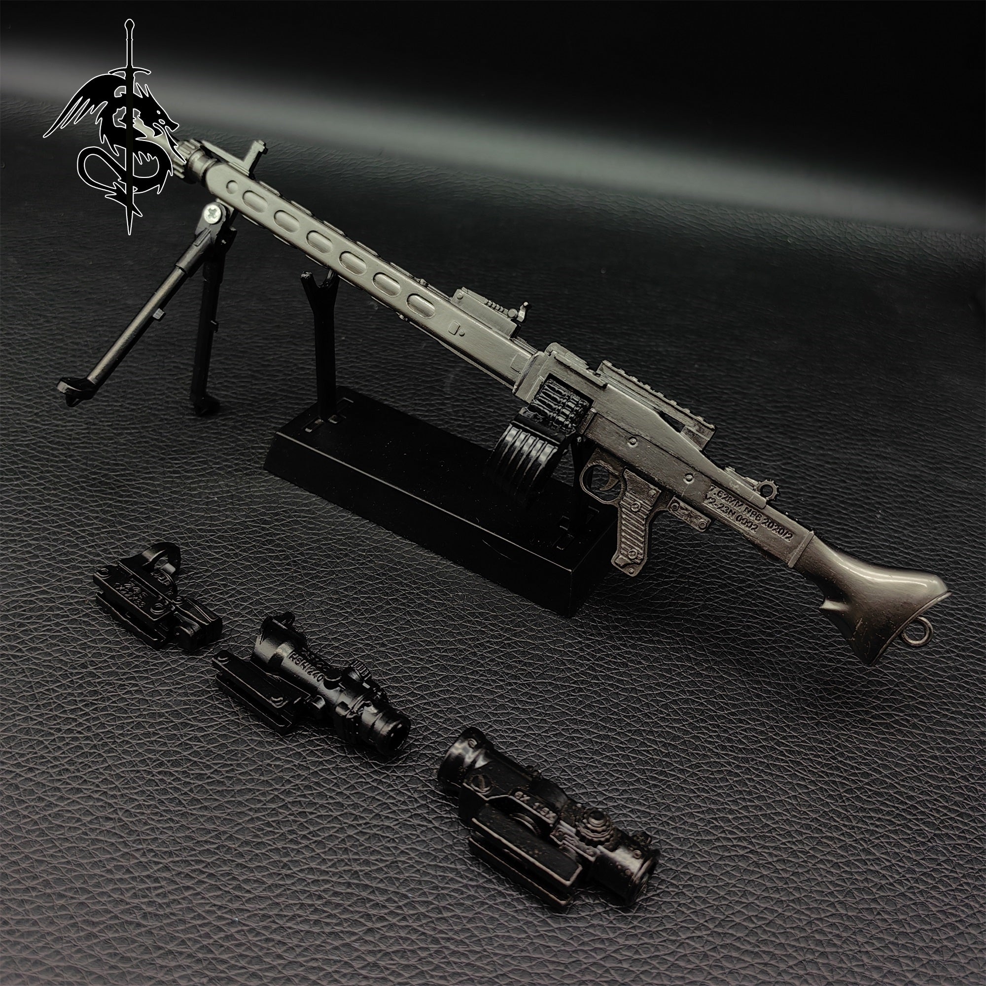 Mg2000 Rifle Metal MG 3 Machine Gun Miniature World War 2 Famous Gun Replica ...
