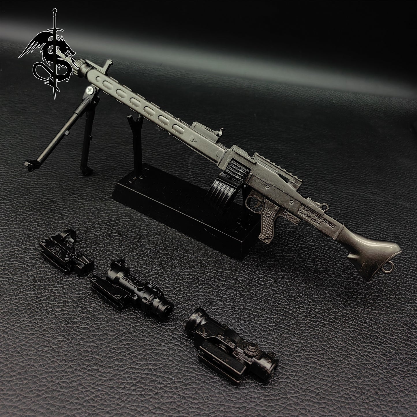 Metal MG 3 Machine Gun Miniature World War 2 Famous Gun Replica