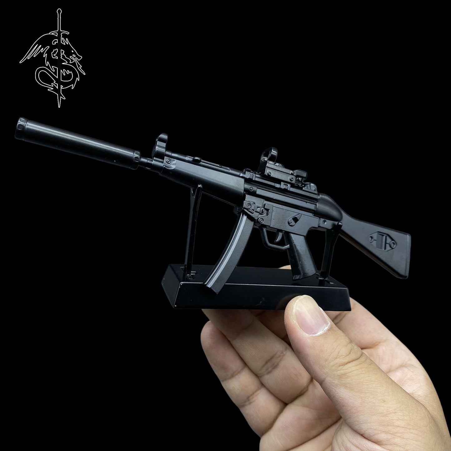1:5 Arena Breakout Metal Tiny MP5 Submachine Gun Miniature