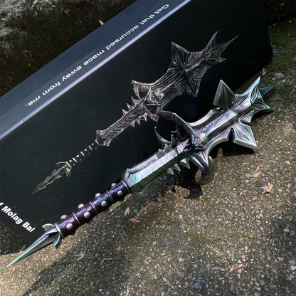 1:2 Skyrim Mace of Molag Bal Metal Replica