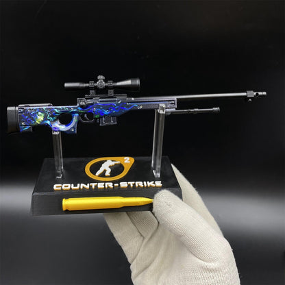 Hot Game CS2 Medusa AWP Metal Replica Game Prop Collectible