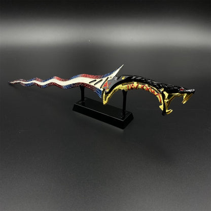 Arena Breakout Medusa Shadow Malay Kris Sword Metal Miniature