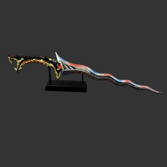Arena Breakout Medusa Shadow Malay Kris Sword Metal Miniature