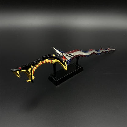 Arena Breakout Medusa Shadow Malay Kris Sword Metal Miniature