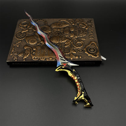 Arena Breakout Medusa Shadow Malay Kris Sword Metal Miniature