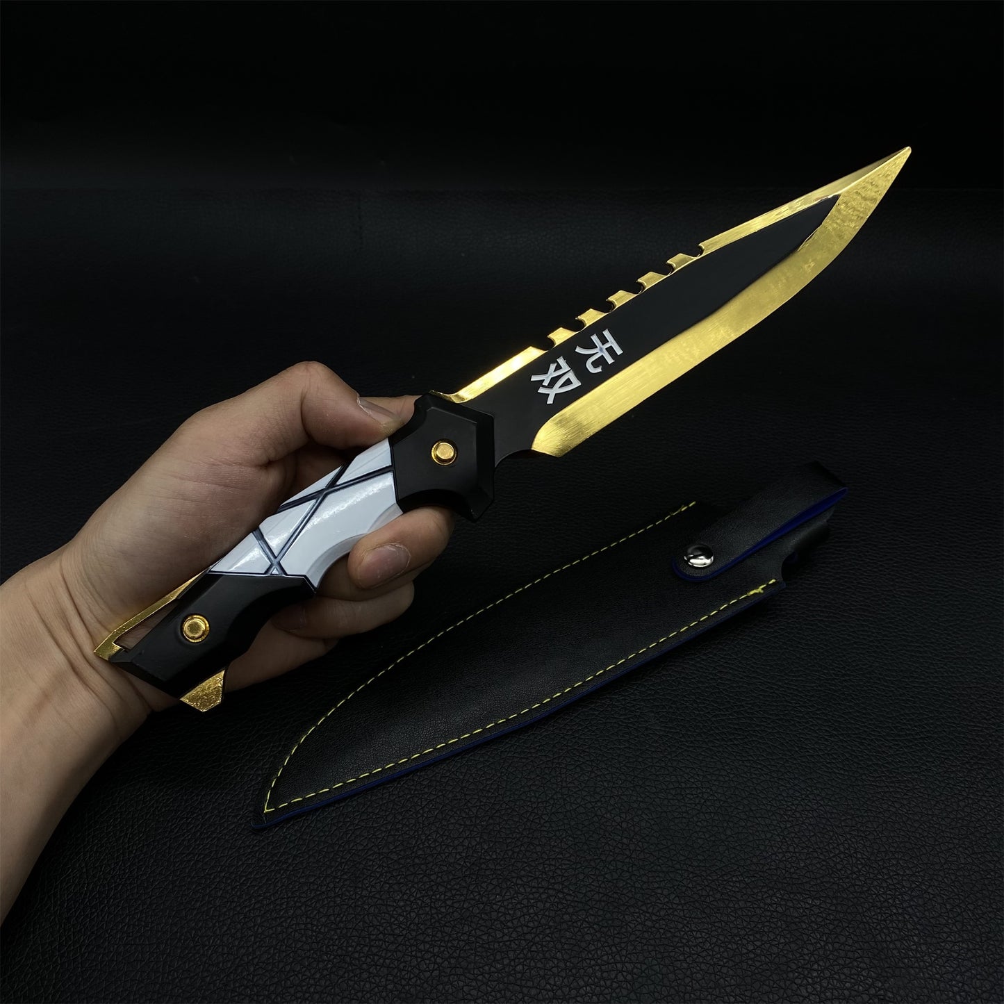 Metal Ego Knife Metal Melee Weapon Game Prop 3 Colors