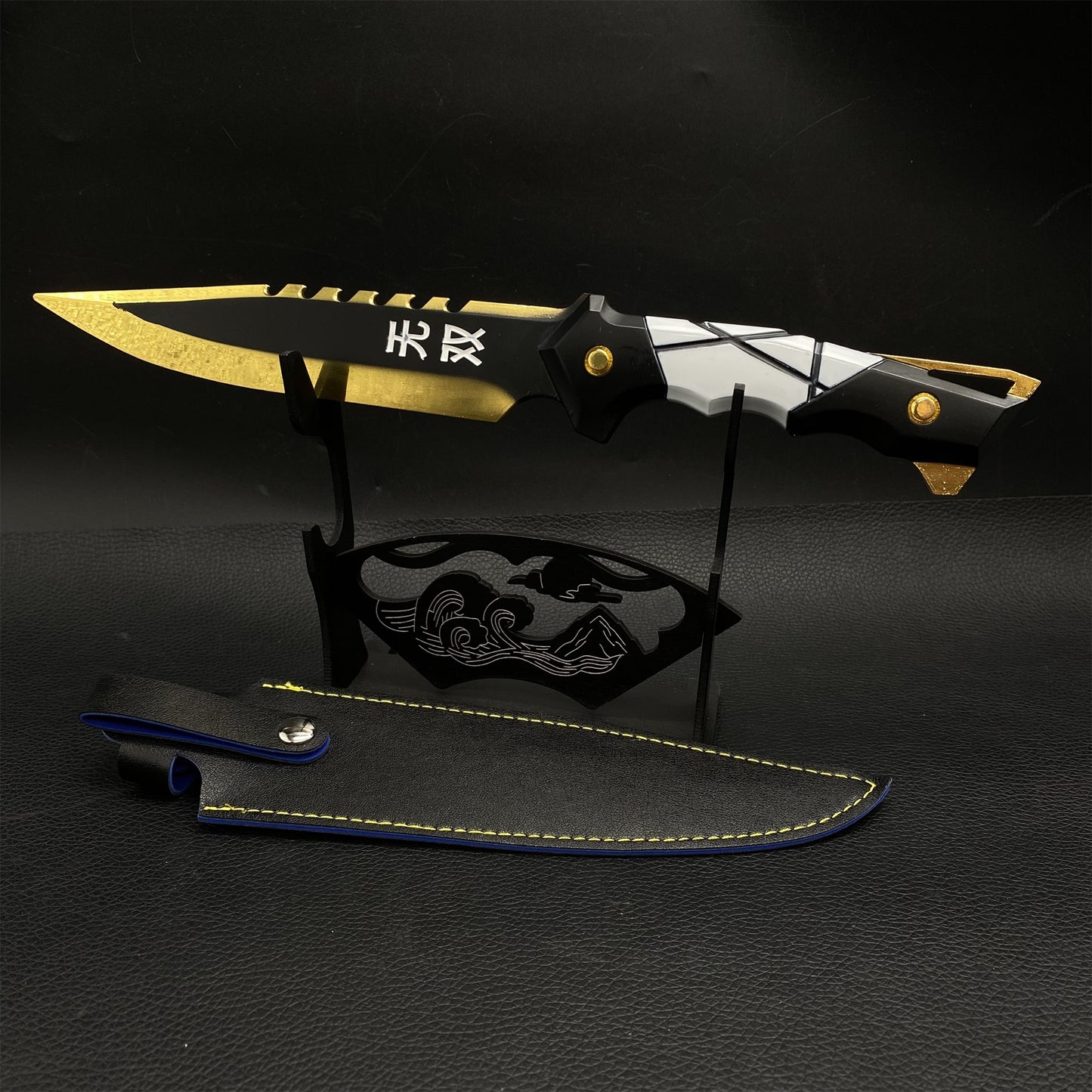 Metal Ego Knife Metal Melee Weapon Game Prop 3 Colors