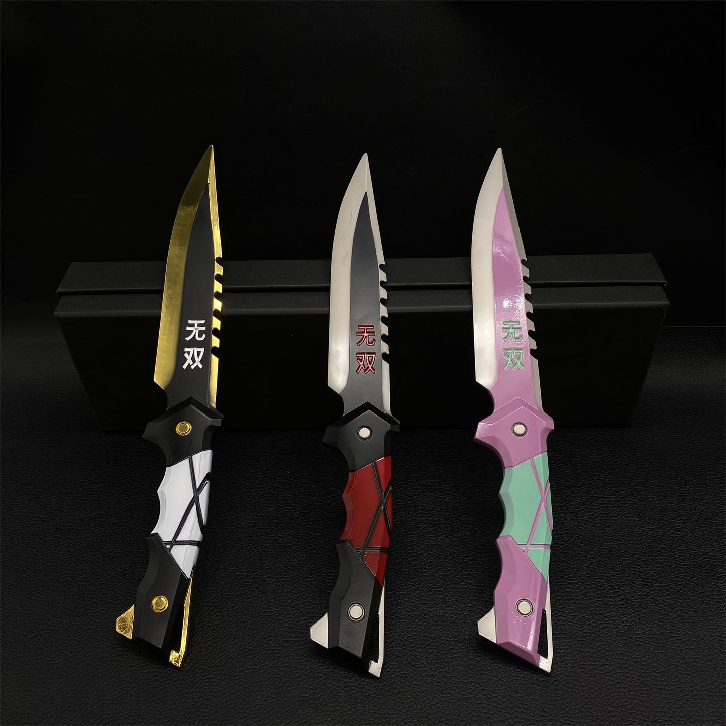 Metal Ego Knife Metal Melee Weapon Game Prop 3 Colors