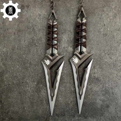 Metal Kuronami No Yaiba Melee Props A Pair USA Stock
