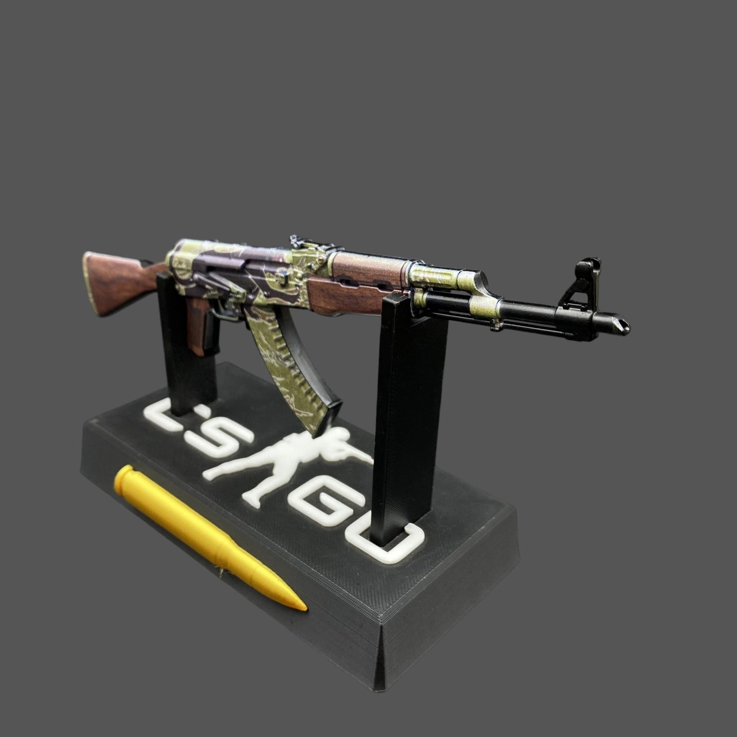 Tiny AK-47 Jaguar Miniature Metal CSGO Fan Art For Display