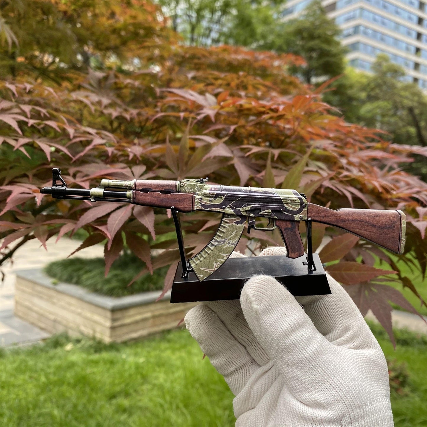 Tiny AK-47 Jaguar Miniature Metal CSGO Fan Art For Display